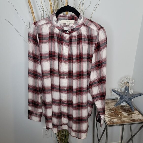 LOFT Button Up Womens Small - Picture 1 of 6